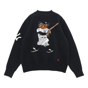 儿童毛衣加绒2025冬装新款男童高领羊毛衫潮牌打底中大童针织衫厚