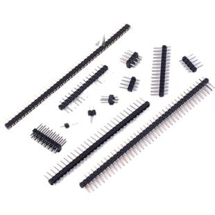 单/双排针 间距2.54MM 1*2p/3p/4p/8P/16p/20p插针 LCD1602/12864