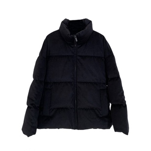 juicefish国货之光!气质感高奢!丝驼绒白鹅绒短款大衣羽绒服女