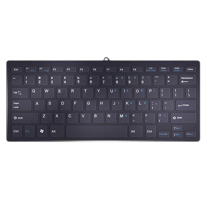 笔记本有线键盘迷你外置小键盘台式机电脑手机笔记本USB外接KB-2