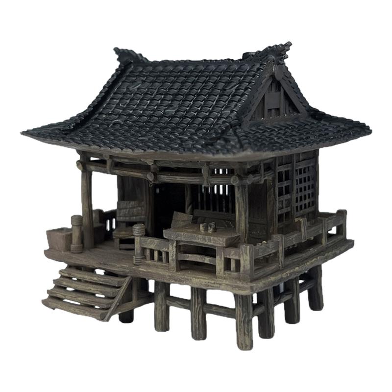 古建坊仿真古建筑假山盆景摆件水