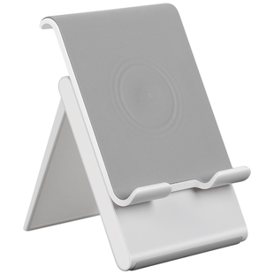 赛鲸手机桌面支架床头多功能懒人平板电脑支夹简约可调节折叠式支座定制便携小夹子直播支撑充电托架