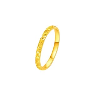 显白显贵极细碎冰冰戒指女小众设计尾戒素圈戒指女轻奢高级感指环