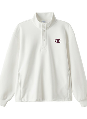 Champion冠军半开襟加绒卫衣