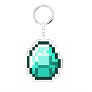 我的世界钥匙扣MC村民骑士剑寰宇无尽命令方块学生书包挂件礼物