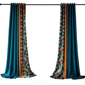 2023年新款窗帘高档奢华雪尼尔客厅卧室加厚电动全遮光帘上门安装