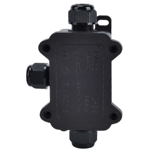 户外防水接线盒室外PC塑料地埋监控密封分线盒三通一进二出带端子