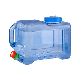 户外水桶装水储水桶便捷式车载露营纯净储水饮用水桶PC带龙头家用