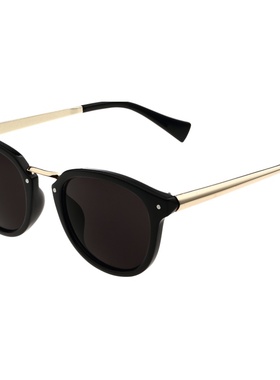 网红反光炫彩韩版大框圆脸眼镜