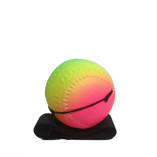 7.2cm实心橡胶球玩具球塑胶弹力球防水抑菌户外投掷训练大型塑胶