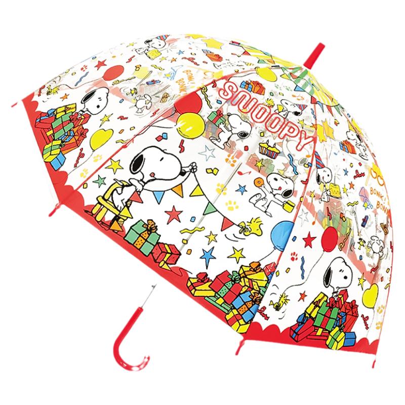 日本J'sPlanning宝可梦儿童雨伞 自动透明长柄伞幼儿园小学生55cm