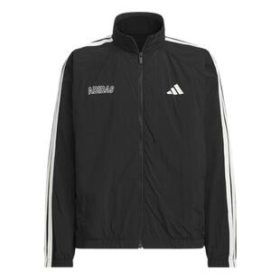 拒水休闲宽松高领口经典运动风夹克外套男装adidas阿迪达斯轻运动