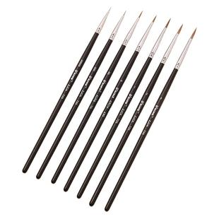 指尖刺客模型上色笔面相笔平头笔勾线渗线笔水性漆涂装上色笔刷