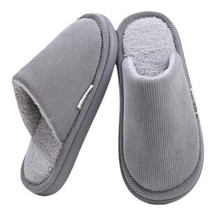 买一送一棉拖鞋女冬季2025新款防滑厚底室内家居保暖防滑棉拖男冬