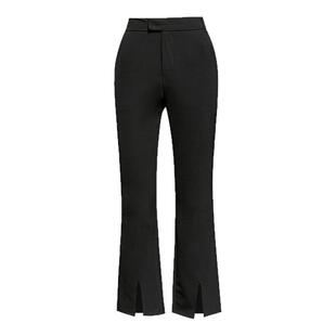 小个子八分喇叭裤女春夏150矮145高腰上班西裤显瘦九分直筒微喇裤