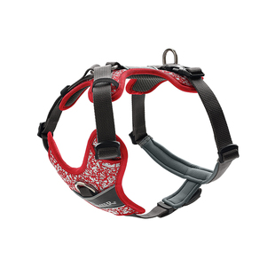 德国hunter迷彩反光减震狗狗胸背带中大小型犬宠物背心式牵引绳子