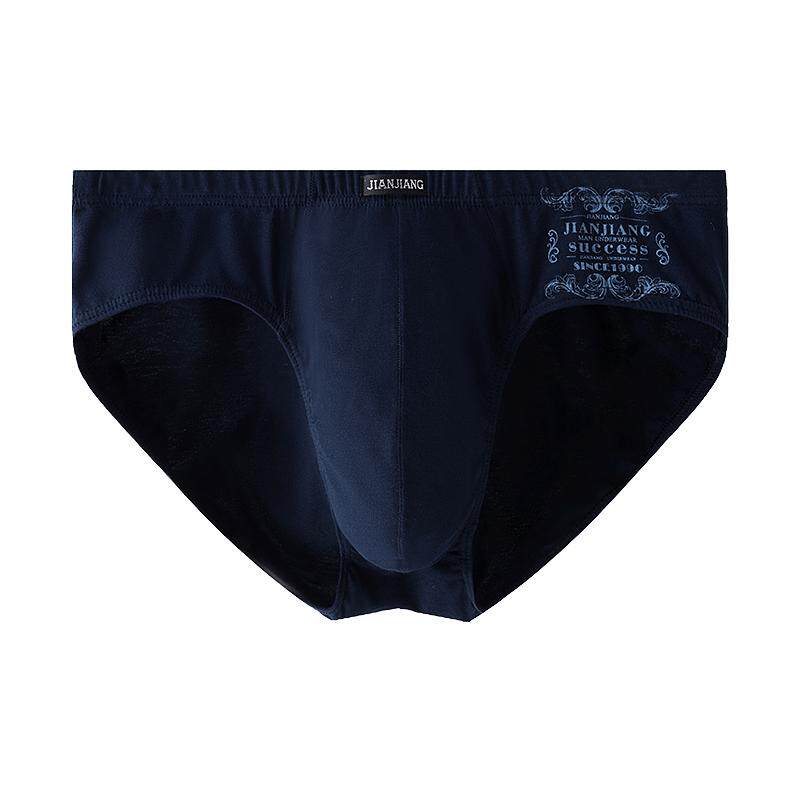 健将男士三角内裤纯棉抗菌透气宽松中腰大码男式短裤头男生款裤衩