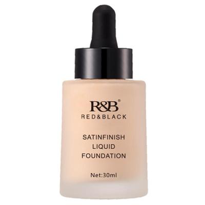 红与黑粉底液遮瑕持妆不脱妆油皮