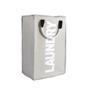 便携式手提收纳袋 可折叠布艺洗衣袋防水脏衣篮储物袋大号脏衣袋