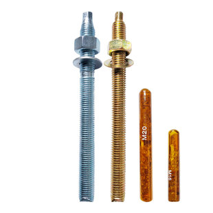 化学螺栓加长化学锚栓镀锌膨胀螺丝M8M10M12M14M16M18M20M24M30