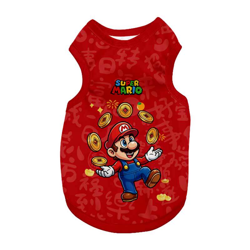 马里奥新年春节联名NASA宠物衣服