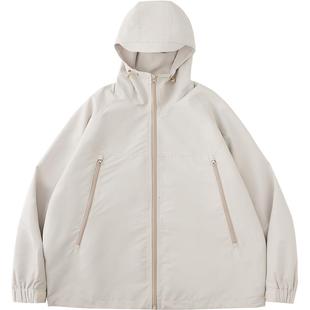 BENPANDA 【冲锋衣清仓】防泼水冲锋衣夹克连帽纯色外套男春秋季