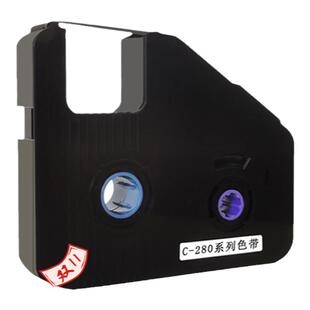 晨曲适用线号机色带C-280E/T碳带C-190E/T色带LB-280BK 190BK打码机C-210 200BK黑色C280标签贴纸C-280BK墨盒