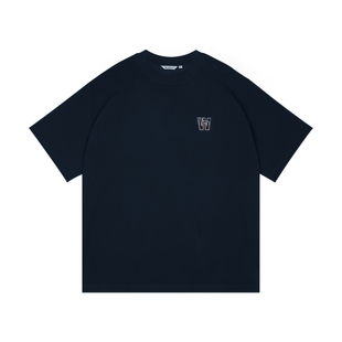 wassuphouse彩色字母叠影印花短袖T恤男女同款宽松凉感潮牌t恤男