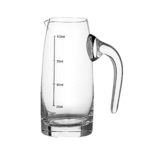 水晶玻璃带刻度白酒分酒器酒店白酒分酒壶倒酒公杯柠檬水啤酒扎壶