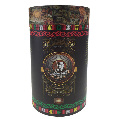 abusyik公豆猫屎咖啡豆 麝香猫印尼原装进口巴厘岛金兔礼盒装100g