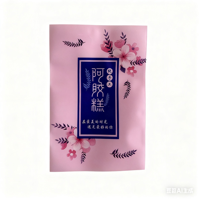 阿胶糕包装袋710美思密封装磨砂