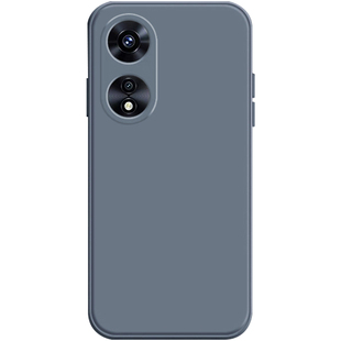 适用于OPPOa58手机壳防摔新款a58x液态硅胶a585g保护套全包直边石墨黑成熟男女简约纯色外壳情侣款超薄软外壳