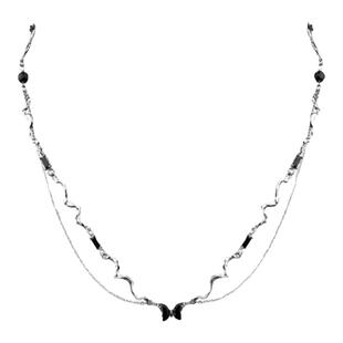 白月光石锆石项链女夏季甜酷辣妹网红配饰小众设计感高级锁骨链潮