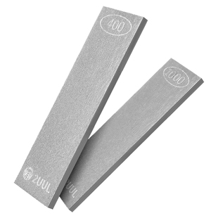 2UUL双面打磨石FM01磨刀石400/1000目粗细双面磨石金属精磨油石条