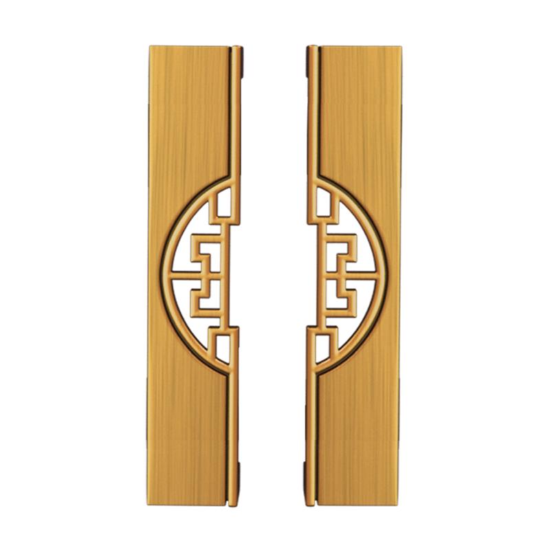 老式门法式中古风衣橱柜门新中式古铜色拉手厨房抽屉柜子复古把手
