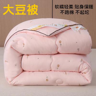 大豆纤维被冬被加厚保暖单人学生宿舍被芯春秋冬季丝棉被子10斤