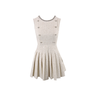 CLOUDSEASON水钻重工连衣裙新款超好看连衣裙夏季法式气质连衣裙