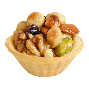 黄百吉坚果风林塔塔壳焦糖杏仁酥夏威夷果零食半成品烘焙原材料