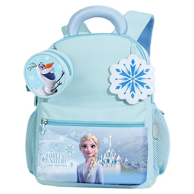 迪士尼正品!艾莎公主双肩包