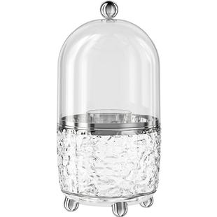 化妆刷收纳筒旋转防尘带盖梳妆台收纳盒口红置物架眼影刷子化妆桶