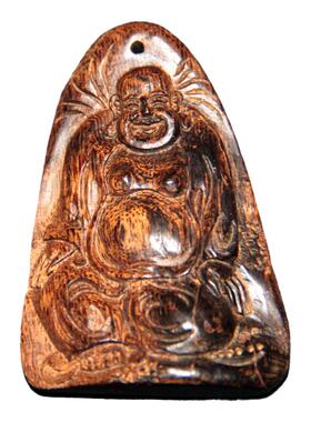 原木手工木雕弥勒佛越南老油沉香