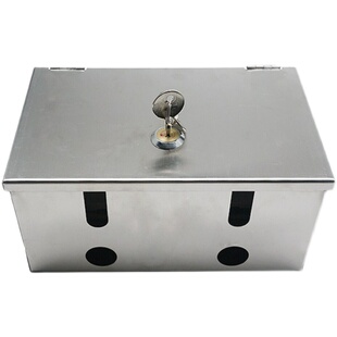 户外不锈钢防水插座配电箱室外电瓶车充电防溅盒充电桩防盗充电箱