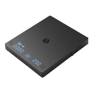 泰摩 黑镜MINI咖啡电子秤迷你智能称重 意式咖啡手冲电子称带流速