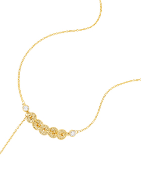 DODOGOGO沙金五帝钱项链