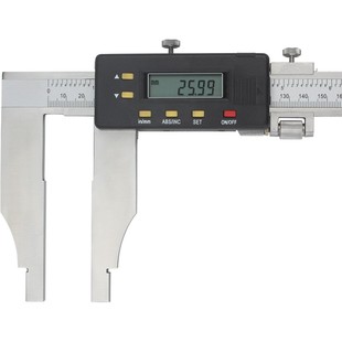 日本三量大量程电子数显游标卡尺0-500-600-1000mm1.5米2米加长爪