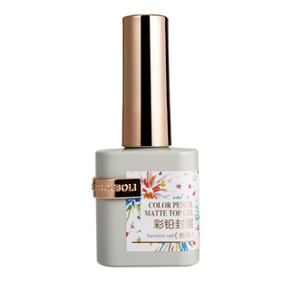 鸥博丽彩铅封层擦洗甲油胶磨砂封层瓶装水彩画画铅笔彩绘涂鸦