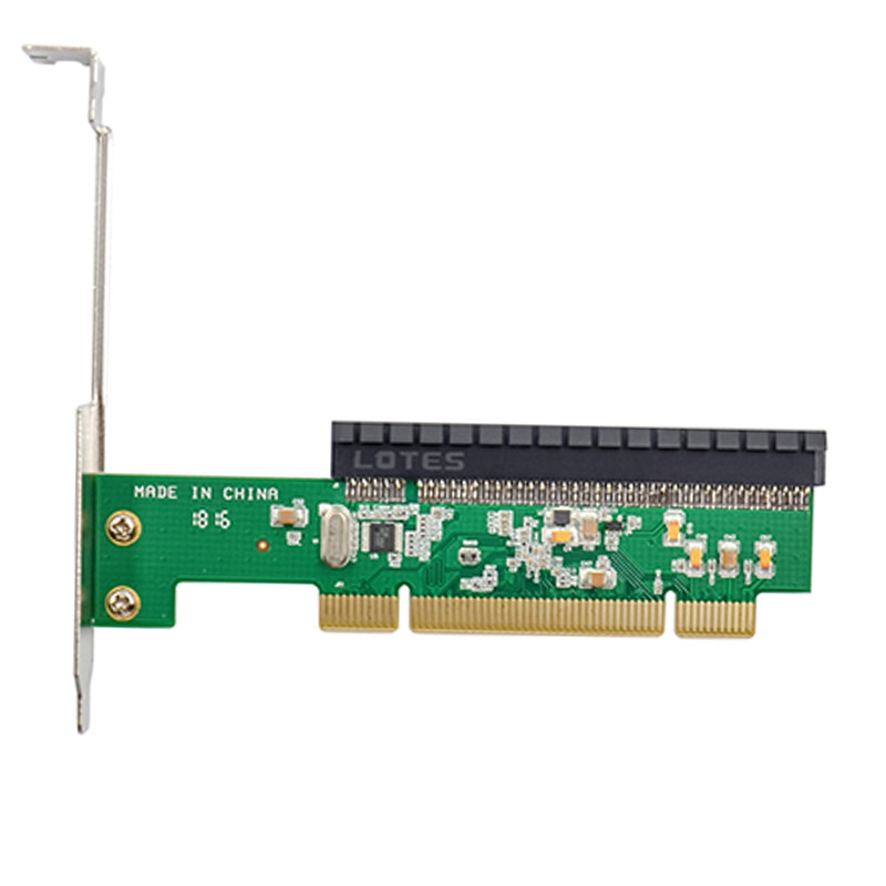 西社台式机老主板PCI转PCI-E16X转接卡扩展卡TO PCIE 1X拓展显卡