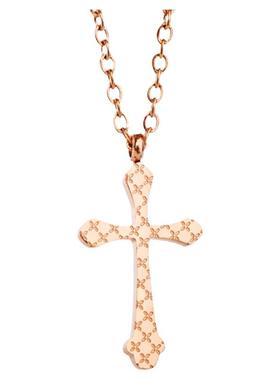 十字架钛钢女项链轻奢高级感爆款