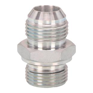 碳钢高压油管直通1JM外螺纹JIC美制74度外锥转公制ED圈密封直接头