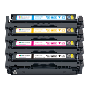 适用于惠普M283FDW硒鼓 Color LaserJet Pro MFP打印机硒鼓FDN/M283CDW易加粉 墨盒碳粉W2110A 206A 207A粉盒